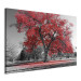 Canvas Print Autumn in the Park (1 Part) Wide Red 122754 additionalThumb 2