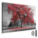 Canvas Print Autumn in the Park (1 Part) Wide Red 122754 additionalThumb 8