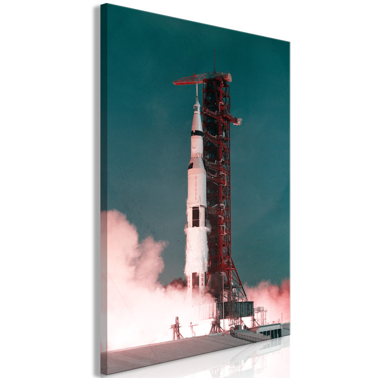 Canvas Print Rocket launch - photo of the moment the rocket is launched into space 123154 additionalImage 2