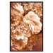 Poster Warm Scent - large and small plant flowers in autumn sepia tone 123854 additionalThumb 17