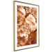 Poster Warm Scent - large and small plant flowers in autumn sepia tone 123854 additionalThumb 6