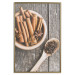 Wall Poster Spice Scent - winter cinnamon spice lying on a wooden table 124454 additionalThumb 16