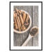Wall Poster Spice Scent - winter cinnamon spice lying on a wooden table 124454 additionalThumb 17