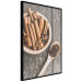 Wall Poster Spice Scent - winter cinnamon spice lying on a wooden table 124454 additionalThumb 10