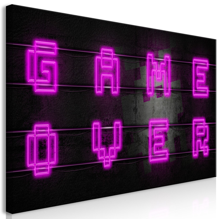 Large canvas print Pink Neon II [Large Format] 125554 additionalImage 3