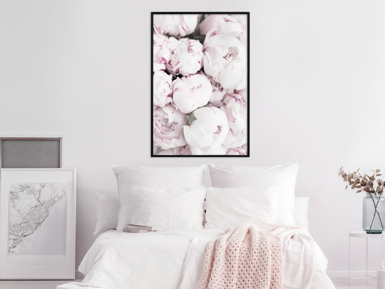 Poster Early Summer - landscape of a field with flowers in delicate pink hues 125754 additionalImage 3