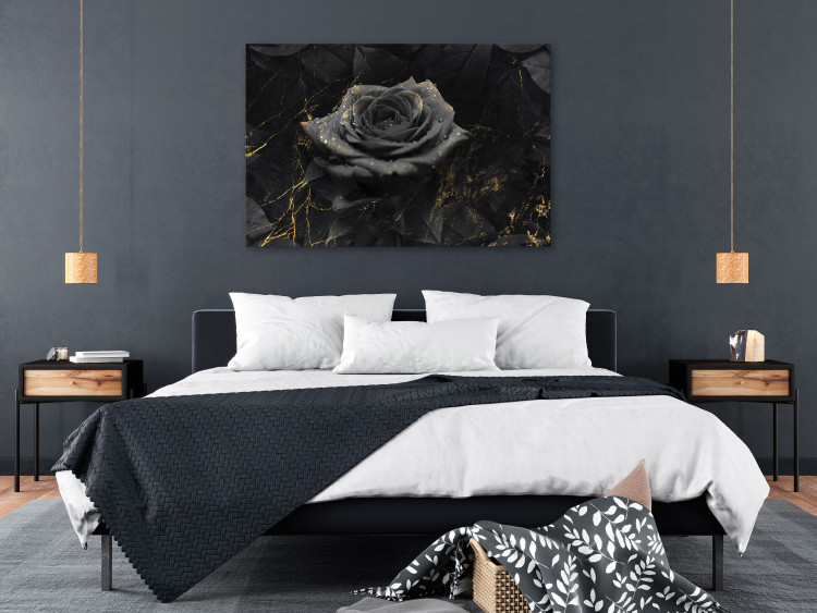 Canvas Art Print Glamour Rose (1 Part) Wide 126854 additionalImage 3