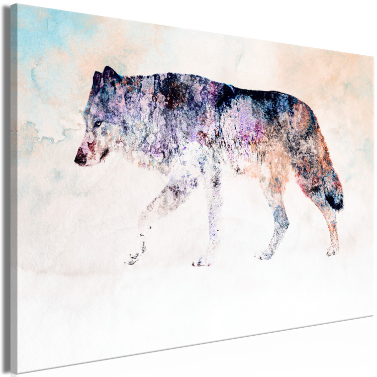 Large canvas print Lonely Wolf [Large Format] 126954 additionalImage 3