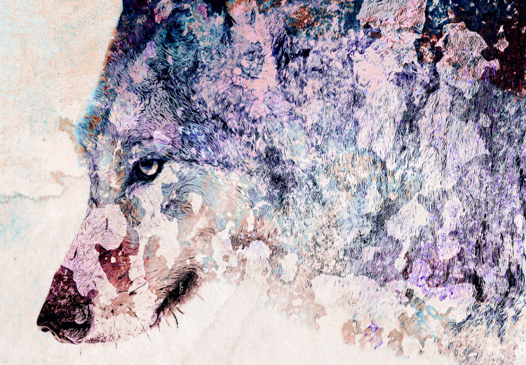 Large canvas print Lonely Wolf [Large Format] 126954 additionalImage 5