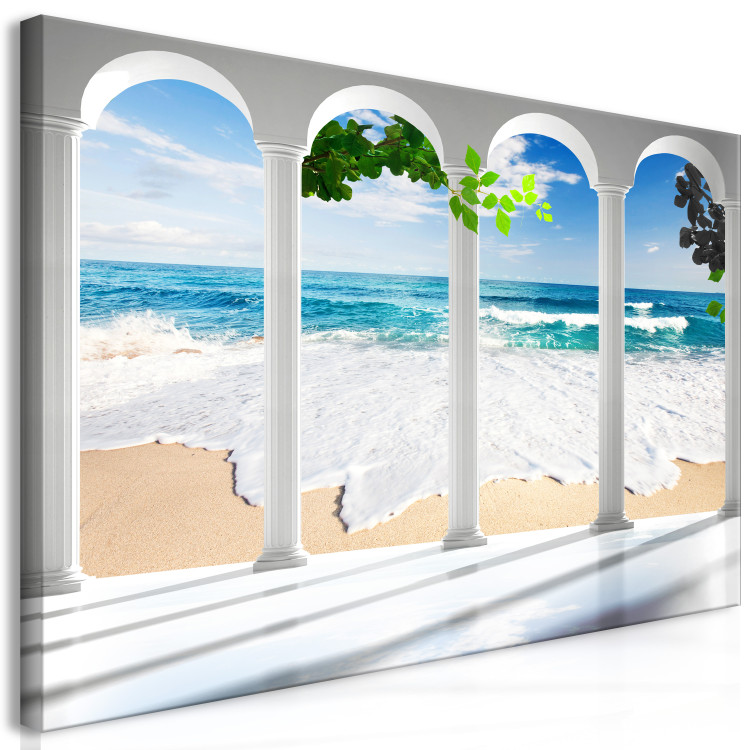 Large canvas print Columns and Sea II [Large Format] 128754 additionalImage 3