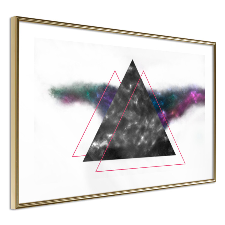 Wall Poster Triangle Mirror - geometric abstract composition on a white background 129154 additionalImage 7