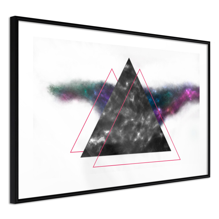 Wall Poster Triangle Mirror - geometric abstract composition on a white background 129154 additionalImage 6
