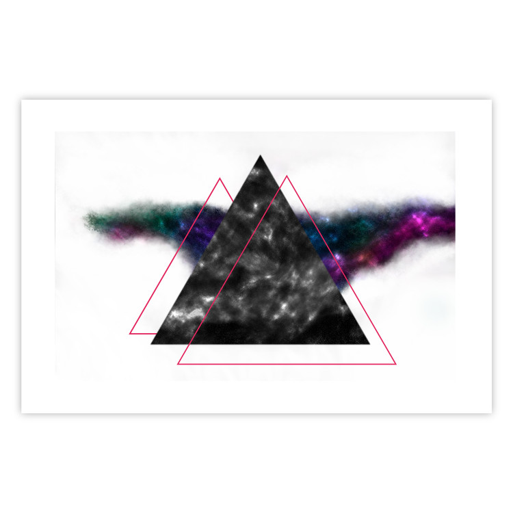 Wall Poster Triangle Mirror - geometric abstract composition on a white background 129154 additionalImage 14