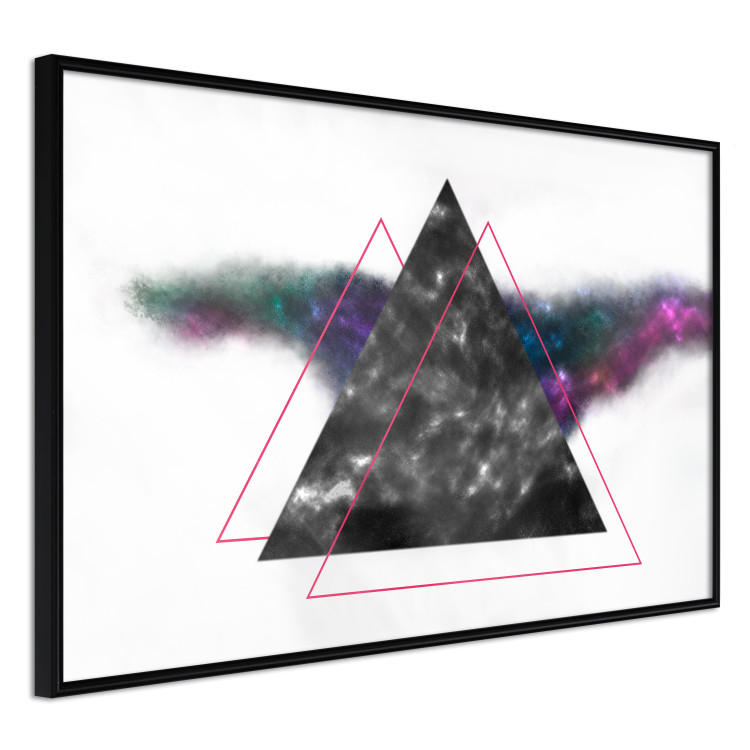 Wall Poster Triangle Mirror - geometric abstract composition on a white background 129154 additionalImage 11