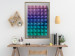 Wall Poster Stillness - multicolored composition of a 3D-like geometric figure 130554 additionalThumb 7