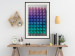 Wall Poster Stillness - multicolored composition of a 3D-like geometric figure 130554 additionalThumb 23
