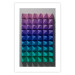 Wall Poster Stillness - multicolored composition of a 3D-like geometric figure 130554 additionalThumb 15