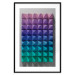 Wall Poster Stillness - multicolored composition of a 3D-like geometric figure 130554 additionalThumb 27
