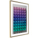 Wall Poster Stillness - multicolored composition of a 3D-like geometric figure 130554 additionalThumb 9