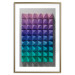 Wall Poster Stillness - multicolored composition of a 3D-like geometric figure 130554 additionalThumb 19