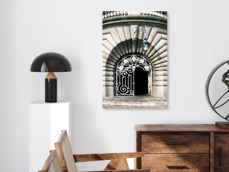 Canvas Print Tenement house decorated with shells - photo of Paris architecture 132254 additionalImage 3