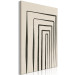 Canvas Print Row of columns - abstraction on beige background in japandi style 134354 additionalThumb 2