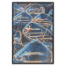 Wall Poster Blue Fleet - maritime composition of blue small boats in Morocco 134754 additionalThumb 16