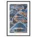 Wall Poster Blue Fleet - maritime composition of blue small boats in Morocco 134754 additionalThumb 15