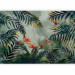 Photo Wallpaper Exotic vegetation in a jungle - green nature motif in watercolour 135454 additionalThumb 5