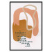 Poster Joyful Dances - abstract geometric shapes in scandi boho style 135654 additionalThumb 10