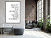 Wall Poster Decide for Yourself - black and white composition with English text 136454 additionalThumb 11