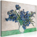 Canvas Iris Vase (1-piece) Wide - flowers in the style of Vincent van Gogh 142754 additionalThumb 2