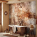 Wall Mural Abstract wipe - background with texture of painting in autumn colours 144054 additionalThumb 8