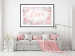 Poster Love - Romantic Inscription on a Rose Background Among Plants and Leaves 144754 additionalThumb 12