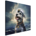 Canvas AI Dog Schnauzer - Portrait of a Fantasy Animal in the Role of a Sailor - Square 150254 additionalThumb 2