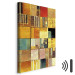 Canvas Print Abstract Squares - A Geometric Composition in Klimt’s Style 151054 additionalThumb 8