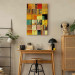 Canvas Print Abstract Squares - A Geometric Composition in Klimt’s Style 151054 additionalThumb 11