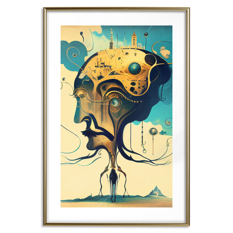 Poster Abstract Portrait - A Surreal Representation of a Man 151154 additionalImage 19