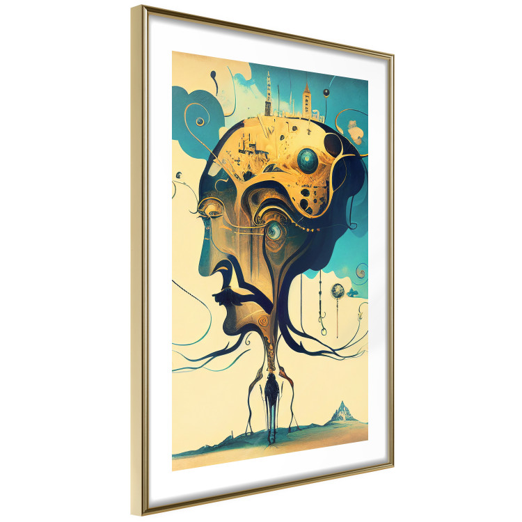 Poster Abstract Portrait - A Surreal Representation of a Man 151154 additionalImage 7