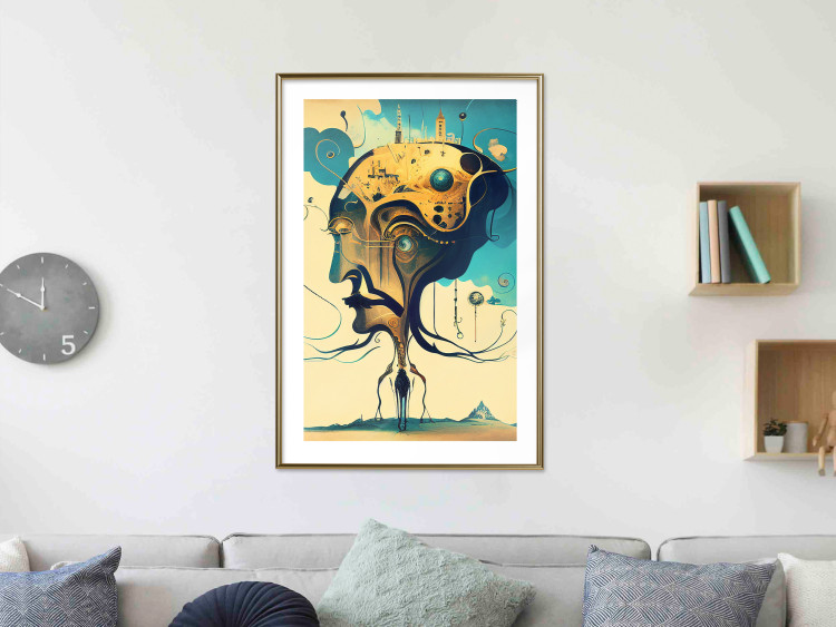 Poster Abstract Portrait - A Surreal Representation of a Man 151154 additionalImage 12