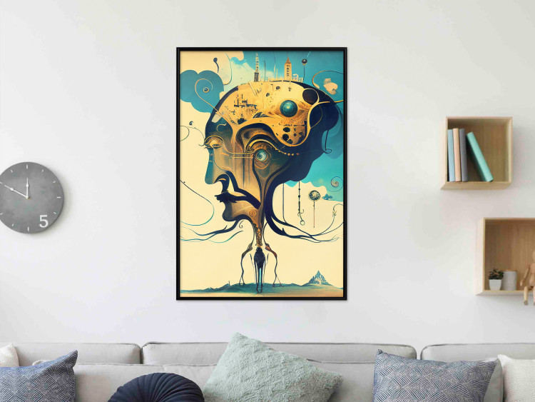Poster Abstract Portrait - A Surreal Representation of a Man 151154 additionalImage 11
