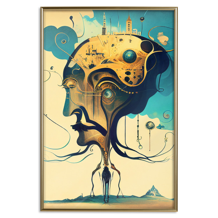 Poster Abstract Portrait - A Surreal Representation of a Man 151154 additionalImage 15