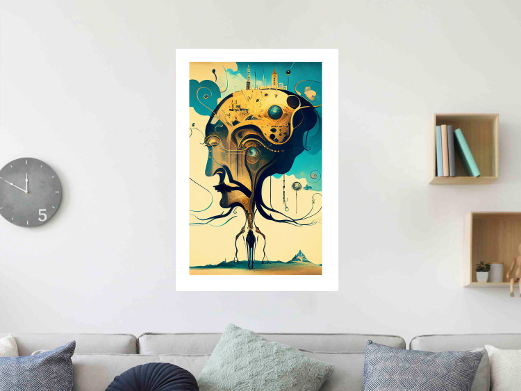 Poster Abstract Portrait - A Surreal Representation of a Man 151154 additionalImage 14