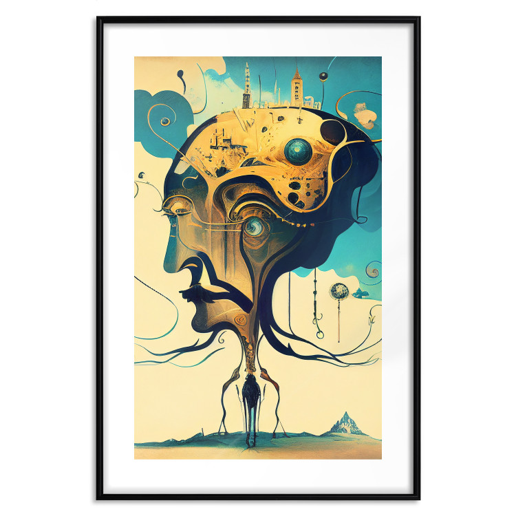 Poster Abstract Portrait - A Surreal Representation of a Man 151154 additionalImage 16