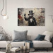 Canvas Print Rat in a Tailcoat - Graffiti Inspired by Banksy’s Work 151754 additionalThumb 5