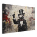 Canvas Print Rat in a Tailcoat - Graffiti Inspired by Banksy’s Work 151754 additionalThumb 2