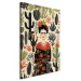 Canvas Print Frida Kahlo - Portrait of the Artist Amid Desert Flora Full of Cacti 152254 additionalThumb 2