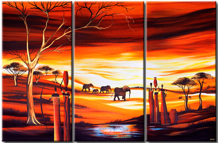 Canvas Print Elephants 49254