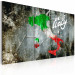Canvas Art Print Artistic map of Italy - triptych 55354 additionalThumb 2
