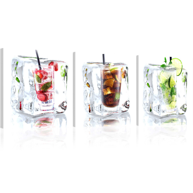 Canvas Art Print Ice cocktails 89954 additionalImage 2